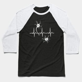 EKG Neuron Neuroscience lover Baseball T-Shirt